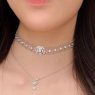 Chanel necklace choker 山茶花項鍊 925銀 電鍍厚金 頸鏈 頸鍊 @celefashion Christmas new year gift 禮盒裝 禮物 聖誕新年 Annual