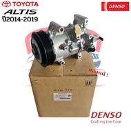 คอมแอร์ โตโยต้า อัลติส ปี2014-2019 DENSO แท้ Compressor Toyota Altis 2014 คอมเพรสเซอร์