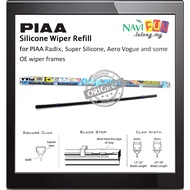 [ Refill ] PIAA Silicone Wiper Refill Blade for Radix, Aero Vogue & Super Silicone wiper only