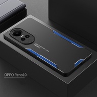 Aluminum Metal Case For For OPPO Reno 10 Pro Plus Matte Cover TPU Silicone Protection Phone Case For For OPPO Reno 10 Pro+