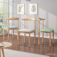 Economic Dining Chair Home Use Horn Chair with Backrest Modern Simple Study Dining Table Chair Livin