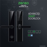 ZENSO Smart Door Lock with Installation Smart Digital Lock Password Fingerprint Key Card Smart App K