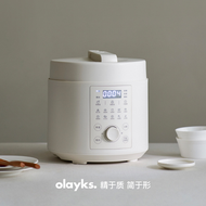 olayks歐萊克電壓力鑊家用5L大容量高壓鑊陶瓷釉內膽一體電飯煲立