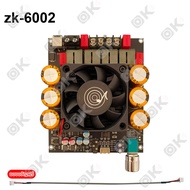 OKMUSIC แท้ แอมป์จิ๋วขับซับ zk6002 TPA3255 600W*2 zk 6002 แอมป์จิ๋วขับซับ แอมป์ขับซับเบส แอมขับซับเบ