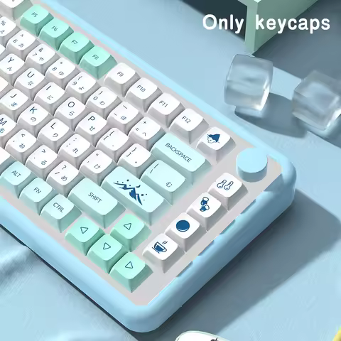Iceberg XDA Profile keycaps Brazilian Korean Japanese Russian Spanish French ISO Enter PBT keycap Fo