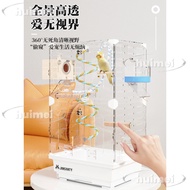 Acrylic Bird Cage Budgie Xuanfeng Large Villa Cage Home Ornamental Cage Breeding Bird Cage