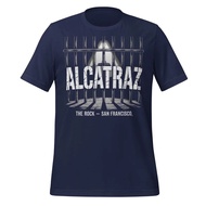 Y2K The Rock San Francisco Alcatraz Prison Vintage Black T-Shirt Small Size