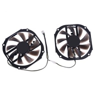 2pcs 95mm 4gb 2048SP GPU Cooler Cooling Fan for Yeston RX480 570 580 Graphics Card Fan
