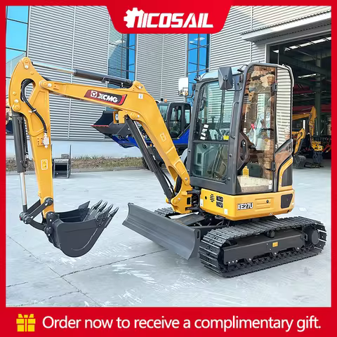 Nicosail XE27U 2880kg Small Excavator 38L Fuel Tank Capacity for Long-time Working 3 Ton Minibagger