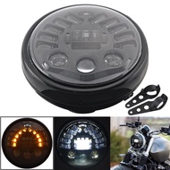 Motorcycle 7.5 inch LED Headlight Fits For Harley Sportster Iron883 XL883 1200 Softail Dyna 7.5" Mot
