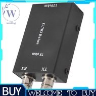 2.048Mbps G703 Coaxial BNC to RJ45 Transmitter E1 Converter Balance to Unbalance 75 Ohm to 120 Ohm I