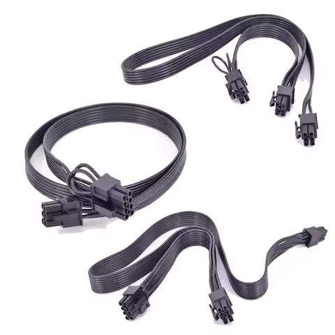 For Cooler Master Silent Pro M1000 M850 M700 M600 PSU PCIe 6Pin to Dual 6+2Pin PCI express 8Pin Powe