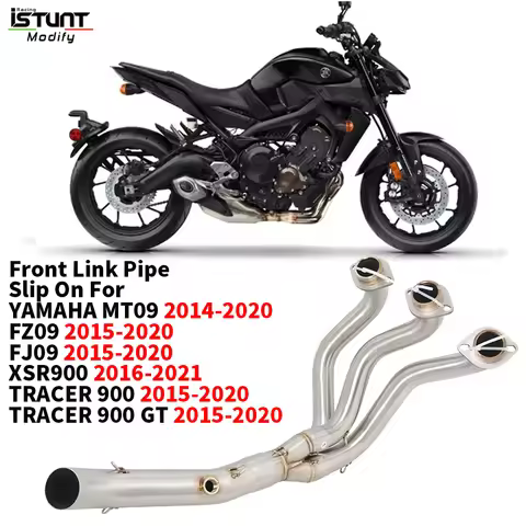 For Yamaha MT-09 FZ-09 MT09 MT 09 FZ09 XSR900 TRACER 900 GT 2014 -2021 Motorcycle Modified Exhaust F