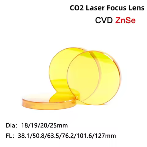 Bluetimes CVD ZnSe Focus Lens CO2 Laser Lens Dia.12/15/18/20/25/28mm For Co2 Laser Engraving Cutting