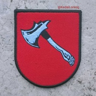 !!! C00036 Patch Formasi Bush Jacket Woven 6 Bgd