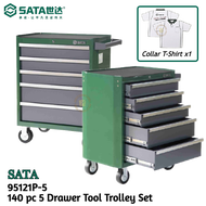 SATA - 95121P-5 - 140 pc Drawer Tool Trolley Set