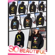 Autumn Winter Hoodies Anime Pikachu Hoodies Men Cartoon Hoodies Women Long Sleeves Hoodies Fashion Couple Tops Thick Sweatshirt