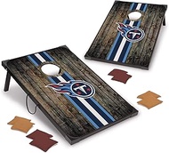 NFL Pro Football 2' x 3' MDF Wood Deluxe Cornhole Set by Wild Sports, Comes with 8 Bean Bags - Perfe