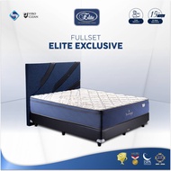 Elite Springbed Kasur Exclusive Elite New Edition (Set Mattress + Divan + Sandaran) 120 x 200