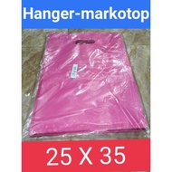 shopping bag kantong belanja plastik online HD plong ukuran. 25 x 35