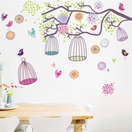 Bird Cage Color AY993 - Children's Bedroom Wall Sticker Aesthetic Wall Sticker