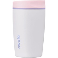 OwalaSmoothSipSlider Ceramic-lined insulated stainless steel coffee cup，No metallic taste，Reusable t