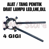 ALAT PENITIK DRAT LAMPU 4 PENITIK - TANG PENITIK DRAT LAMPU 4 PENITIK