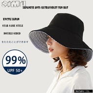 SIMULR Bucket Hat Outdoor UV Protection Panama Hat Wide Brim Sunshade Hat