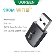 UGREEN WiFi6 Adapter AX900M 5G&2.4GHz USB Ethernet For PC Laptop Windows Linux Antenna Dongle Networ