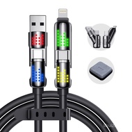 MAGIC JOHN 4-in-1 Charging Cable, Super Fast 240W Charging with RGB Light