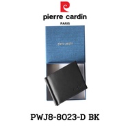 Pierre Cardin (ปีแอร์ การ์แดง) กระเป๋าธนบัตรRFID กระเป๋าสตางค์เล็ก กระเป๋าสตางค์ผู้ชาย กระเป๋าหนัง กระเป๋าหนังแท้ รุ่น PWJ8-8023-D พร้อมส่ง