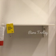 [READY] IKE4 Burhult White Wall Shelf 59x20 cm