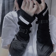 y2k y2k Accessories y2k Sleeve y2k Gloves y3k Asian Culture Dark Trendy Cool Laced-Up Sunscreen Slee