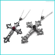 Nan Cross Pendant Necklace Grunge Jewelry Accessories Gothic Male Female Necklaces