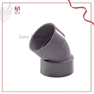 LESSO - PVC ELBOW 2 INCH /KNEE 45 DEGREES - D45L - 45 degrees elbow d-45L 22742
