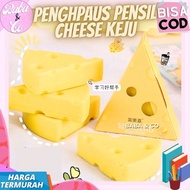 CHEESE PENCIL ERASER CUTE UNIQUE CHEESE ERASER UNIQUE CUTE CHEESE ERASER TRIANGLE CHEESE ERASER