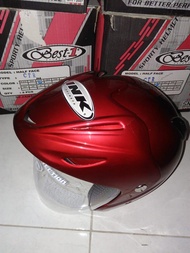 Helm INK Standart CX22 ORIGINAL MERK DCS SKS Merah Maroon Ber SNI Kwalitas Mantab