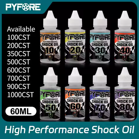 PYFORE 60ml Silicone Shock Absorbers Fluid Oil High Performance Shock Oil For RC Model Car Off-Road 