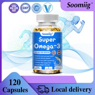 Soomiig Omega3 Fish Oil Capsules - Improves Mood, Supports Immunity, Brain and Intelligence, Eye and