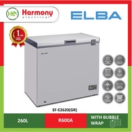 ELBA EF-E2620(GR) 260L Chest Freezer Penyejuk Beku 冷藏柜