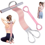 Fabric Resistance Band with Handles,Non-Slip Foot Pedal Puller Resistance Band for Legs &   Glutes W