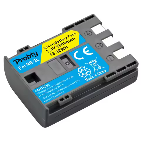 original Probty NB-2L NB 2L NB-2LH NB2L NB2LH Camera Battery For Canon 350D 400D ELURA 50 60 PowerSh