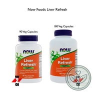✅✅ Now Foods, Liver Refresh, 90 / 180 Veg Capsules One4