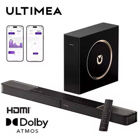 ULTIMEA 3.1.2ch Sound Bar with Dolby Atmos, Surround Sound System for TV with 5.25 inch Subwoofer, S