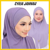 TUDUNG SARUNG INSTANT SYRIA PLAIN PLEATED SYRIA PLEATED SARUNG INSTANT PLEATED BIDANG 48
