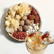 【菓青市集】蓮子銀耳露 料理包 白木耳 蓮子 紅棗 桂圓 枸杞