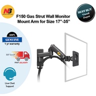 NB F150 Gas Strut Flexi Wall Monitor Mount Arm for Size 17"-35"