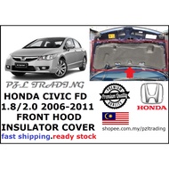 Civic FD kain bonet depan hood insulator carpet cover haba clip klip FD1 FD2 FD3 Type R SNA 2006-201