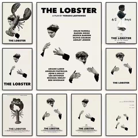 The Lobster Comedy Movie Poster High Quality Print Canvas Painting Film Wall Art for Living Room Hom