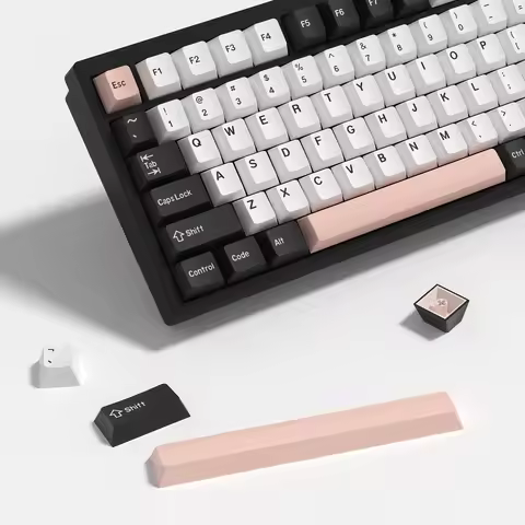 KBDiy GMK Olivia Keycap Cherry Profile Double Shot PBT ISO 7u Keycaps For Mechanical Keyboard Kit MX